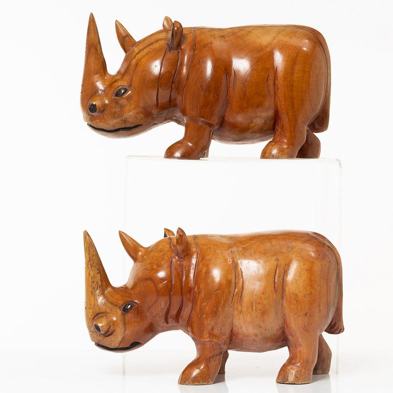 Skulpturer, ett par, Afrika, 1900-tal.