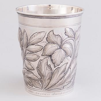 A Danish sterling silver vase, mark of Axel Salomonsen (1933-77), Copenhagen. Finnish control marks 1951.