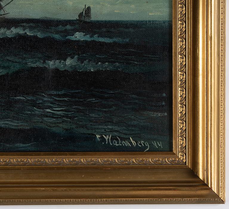 THURE MALMBERG, oil on panel, signed and dated -44.