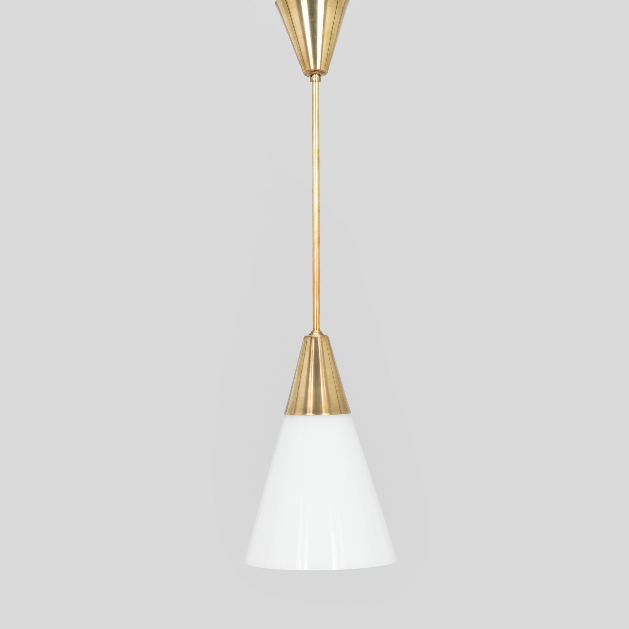 A 1960s pendant light.