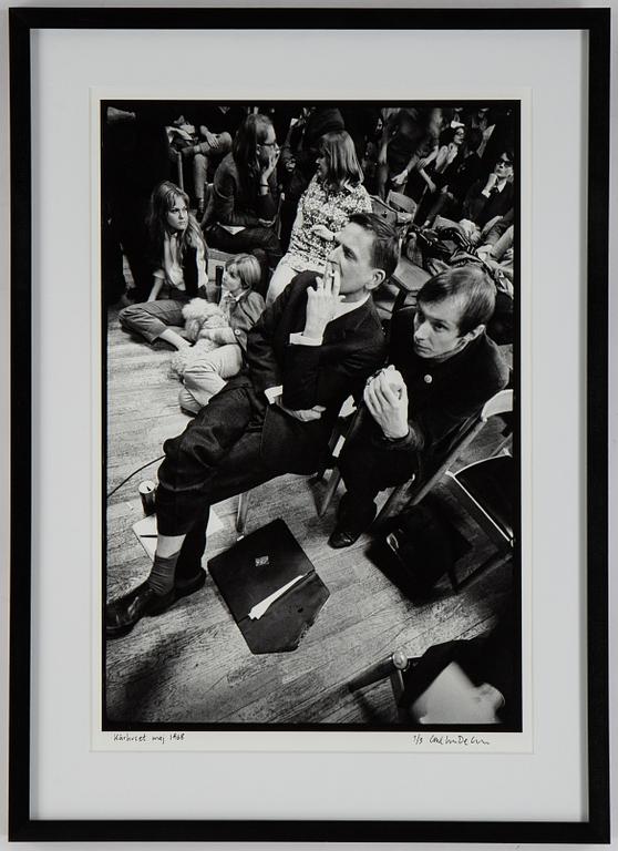 Carl Johan De Geer, photo, signed 1/3.