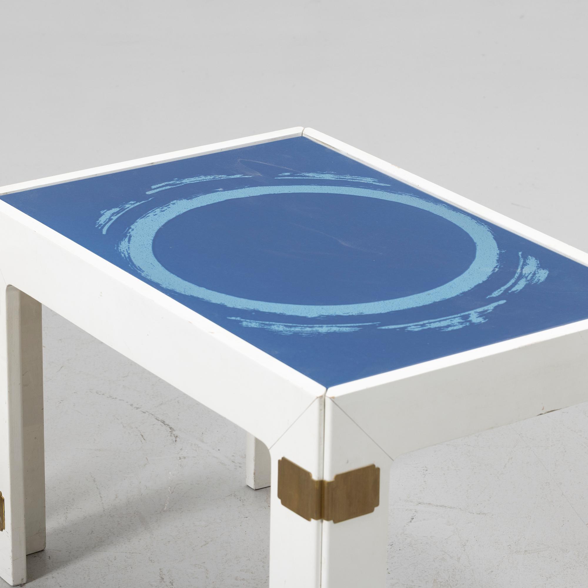 Bra Bohag AB, “Konsul” tables, a pair, 1960s–1970s.