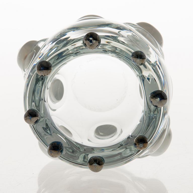 TIINA NORDSTRÖM, a 'Candy bowl' art glass signed Tiina Nordström 1994, Nuutajärvi.