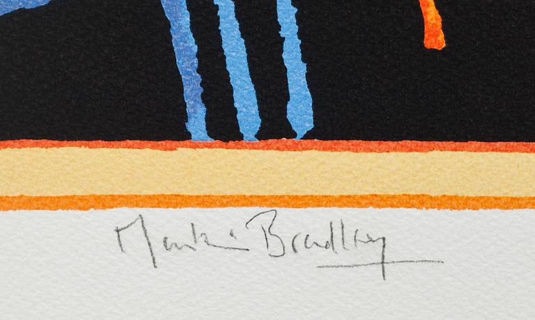 MARTIN BRADLEY, färgserigrafi, signerad och numrerad 140/199.