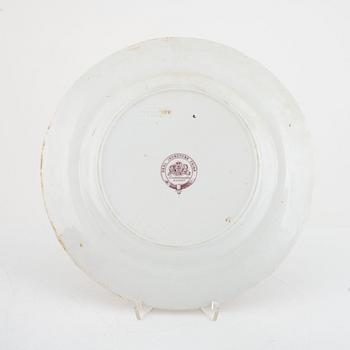 Plates, a pair, Glashworth & Bros, England, 19th century.
