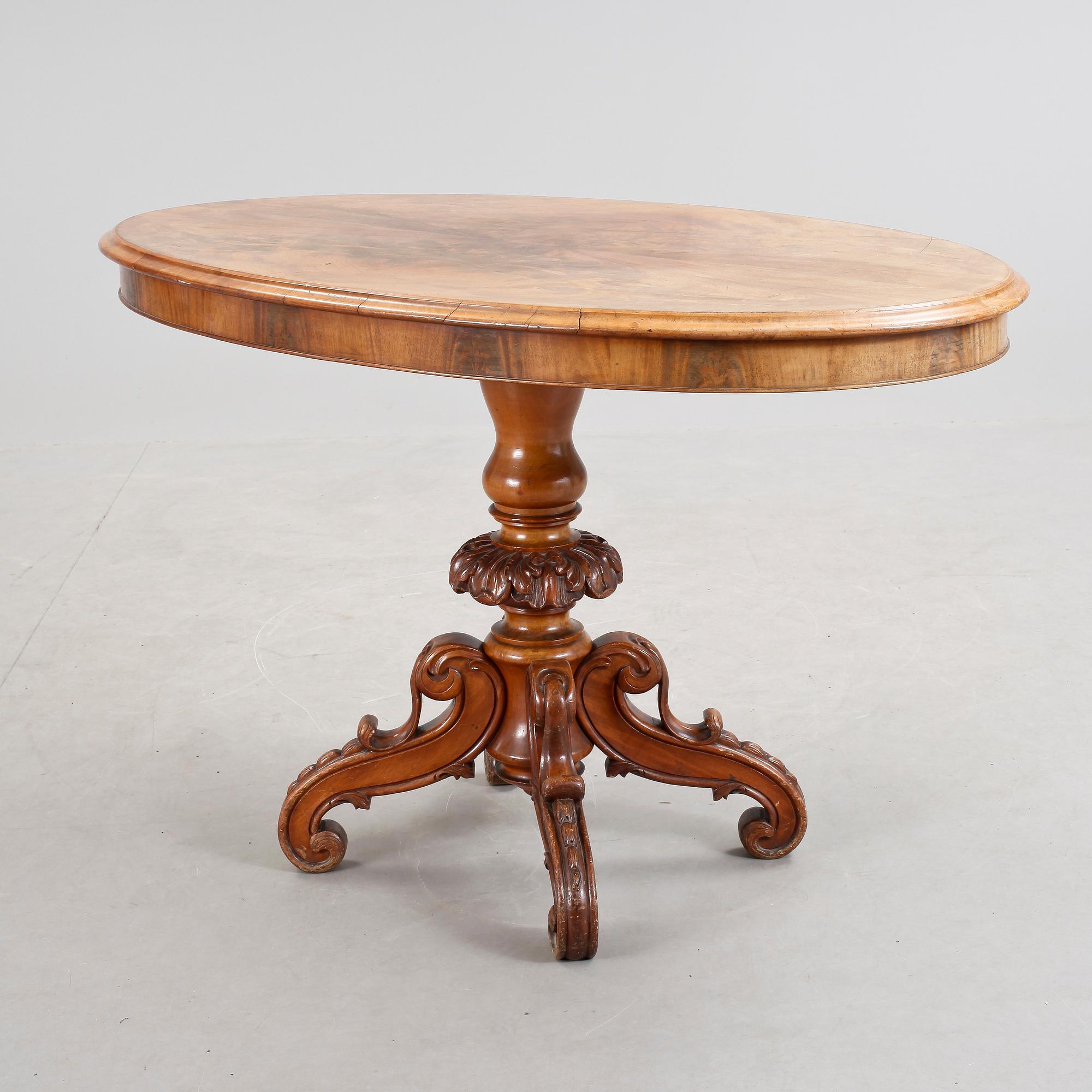 DIVANBORD, nyrokoko, 1800-talets andra hälft.