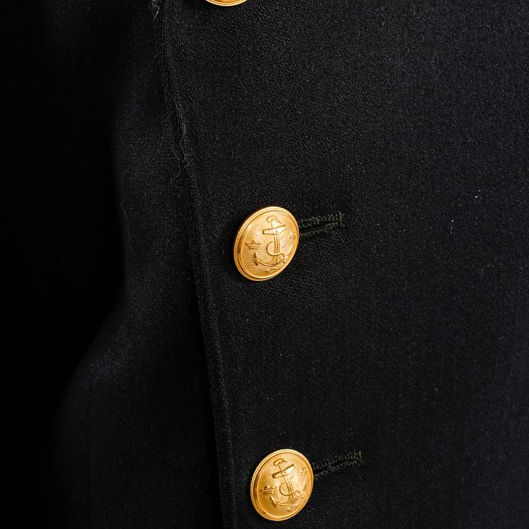 A coat from the Swedish royal navy, the 1950s.