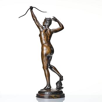 Alexandre Falguière, The hunting goddess Diana.