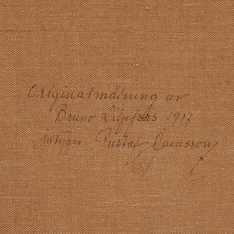 Bruno Liljefors, Hare in an autumn landscape.