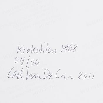 Carl Johan De Geer, photo, 2011, signed 24/50 verso.