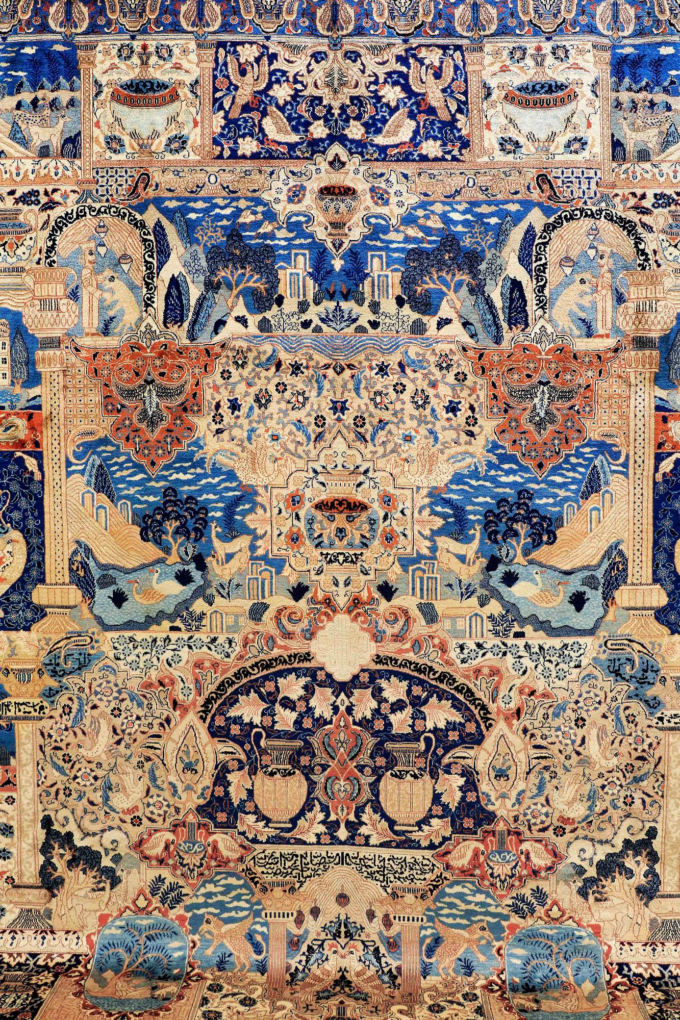 Matta, Kashmar, ca 402 x 304 cm.