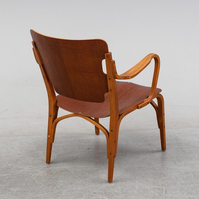 Carl-Axel Acking, armchair, Svenska möbelfabrikerna Bodafors, 1940's.