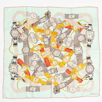 Cartier, scarf.