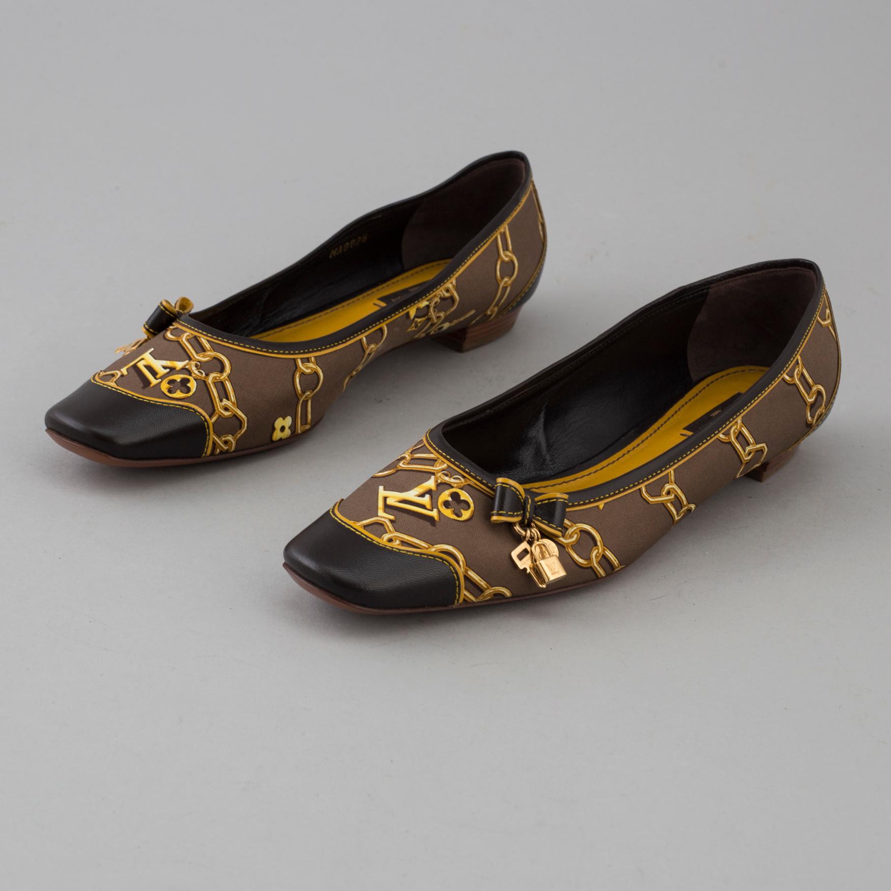 Ballerina shoes by Louis Vuitton.