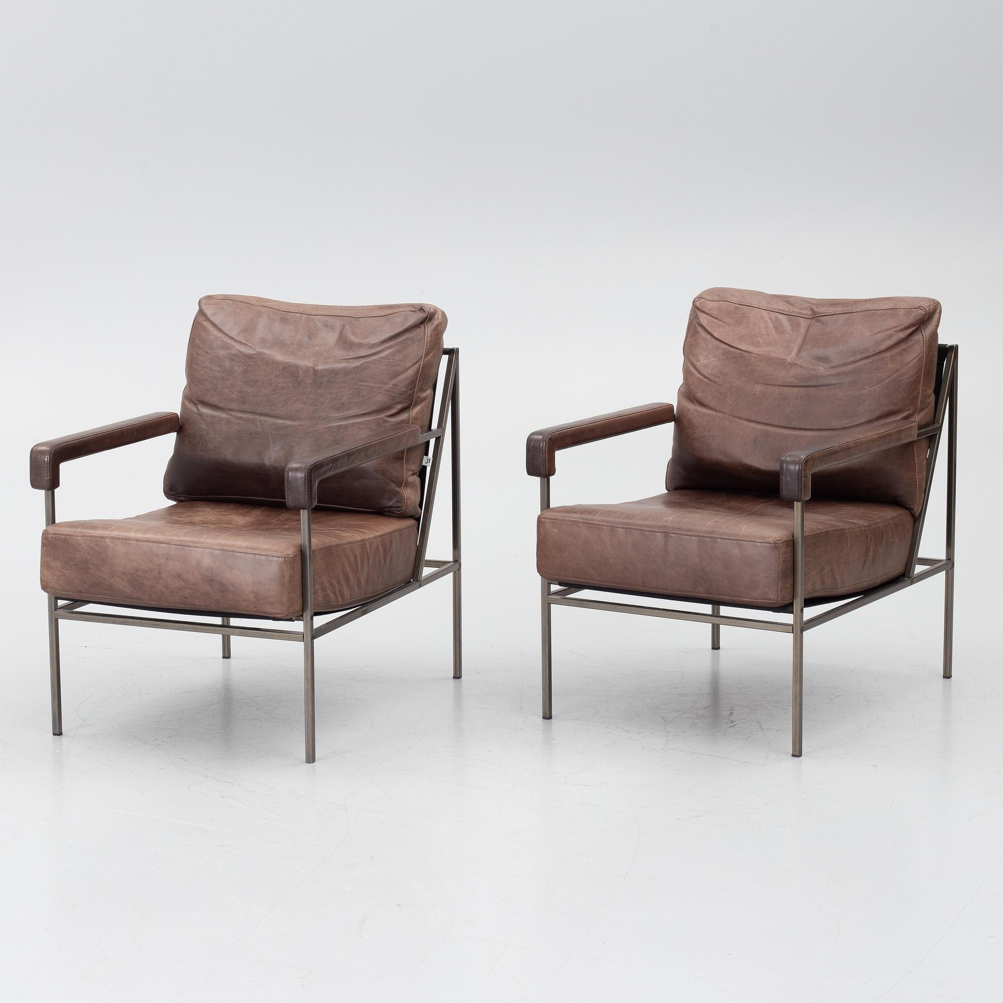 Jonas Ihreborn, a pair of 'Seventy-Five' armchairs, 2017.