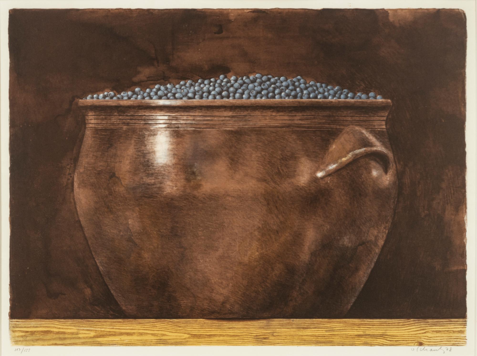 Philip von Schantz, lithograph in colours, 1978, signed 107/155.