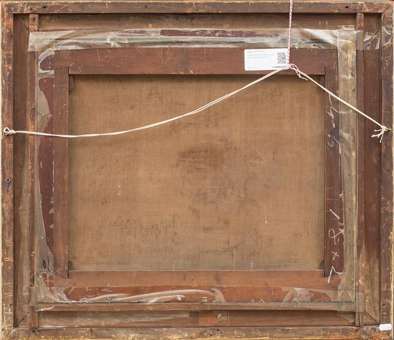 OKÄND KONSTNÄR, olja på duk. England, 1800-tal.