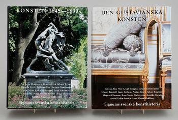 BÖCKER, 13 vol, Signums Konsthistoria.