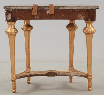 KONSOLBORD. Gustavianskt stockholmsarbete, 1700-talets slut.