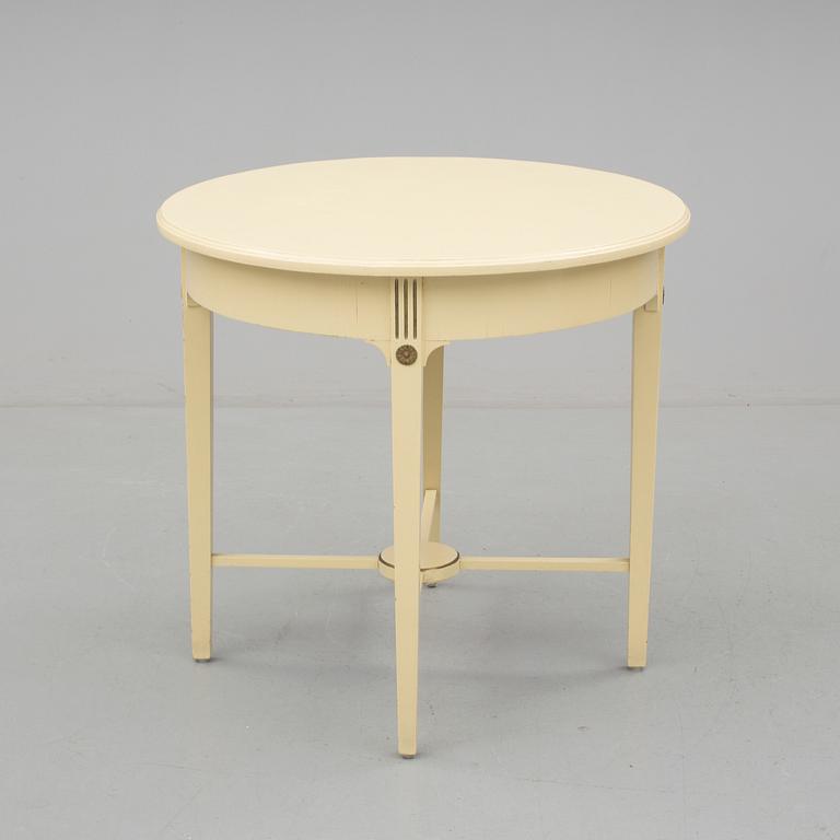 SALONGSGRUPP, 7 delar, gustaviansk stil, sekelskiftet 1800/1900.