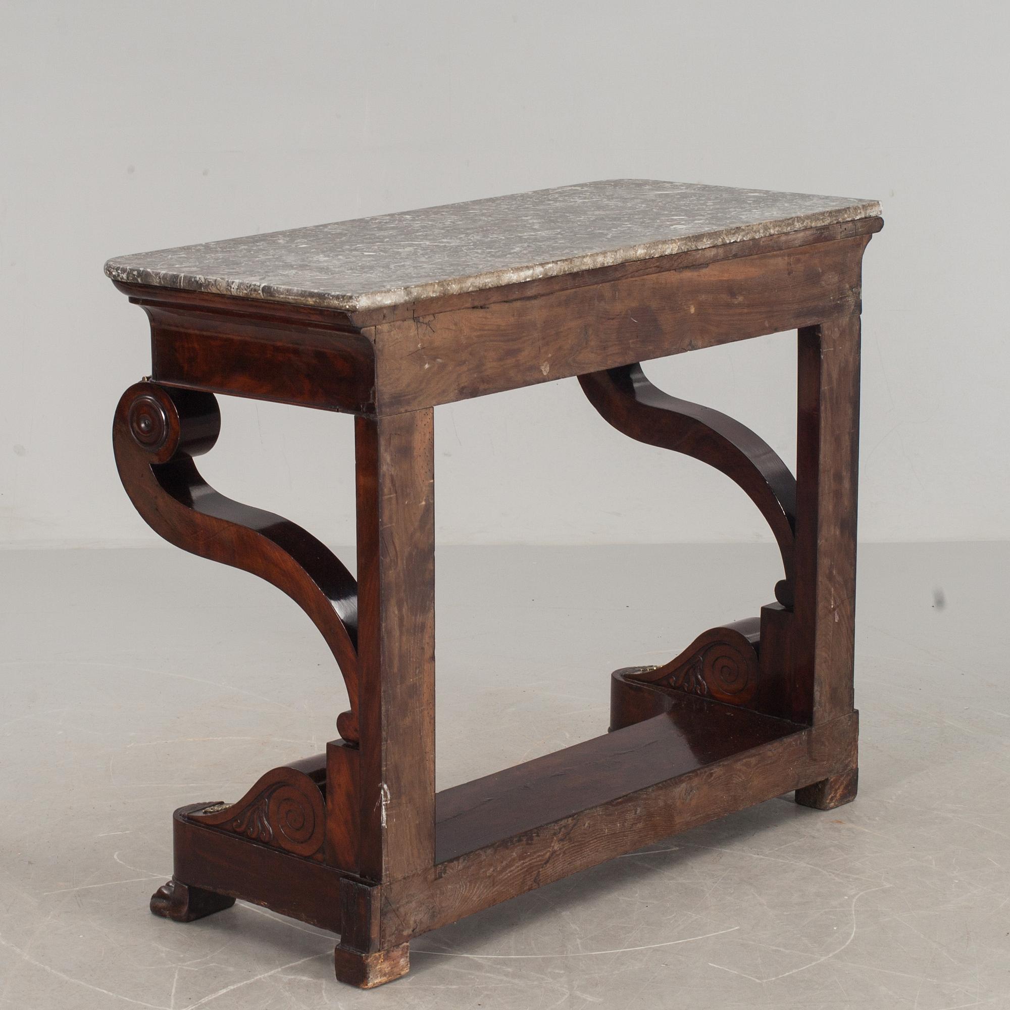 VÄGGBORD, Charles X, 1830/40-tal.