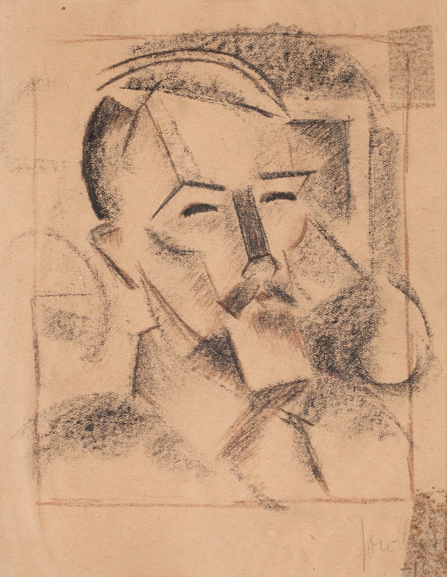 John Jon-And, Självporträtt.