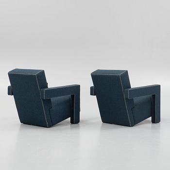 Gerrit Rietveld, fåtöljer, ett par, "Utrecht", Cassina.