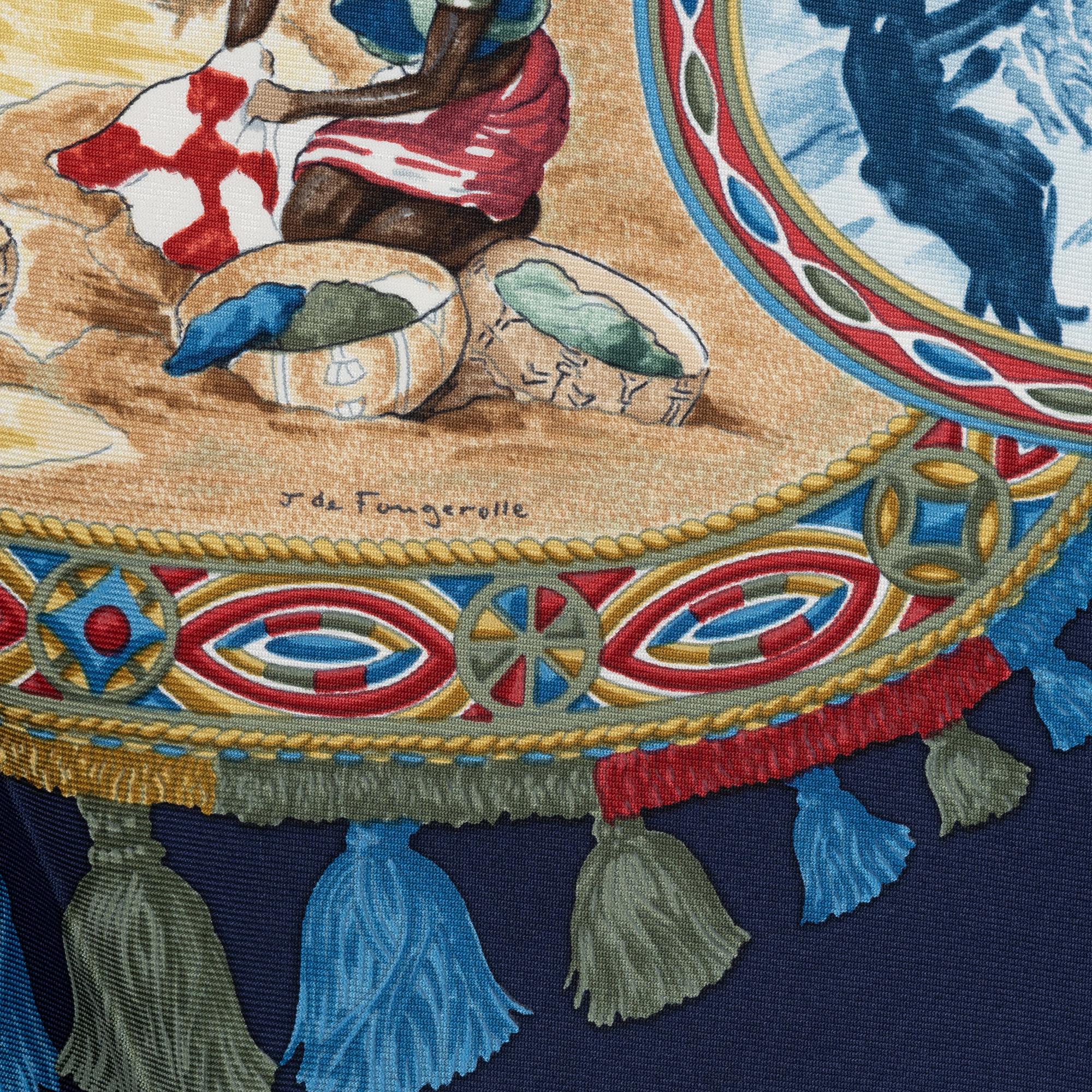 Hermès, scarf, "Cavaliers Peuls".