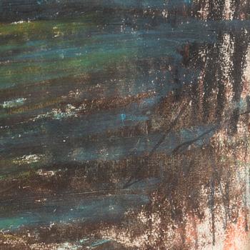 EDDIE FIGGE, pastel, executed in the late 50's, signed.