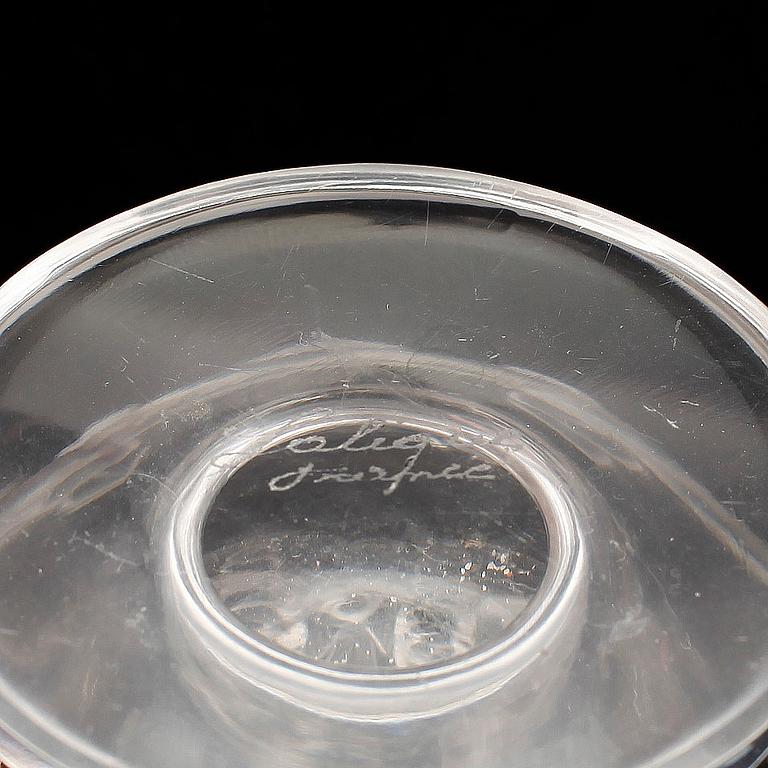 PARTI GLAS, 6 delar, Lalique.