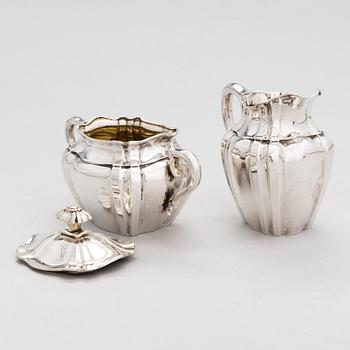 A 4-piece silver coffee and tea set, Germany, the first half of the 20th Century.