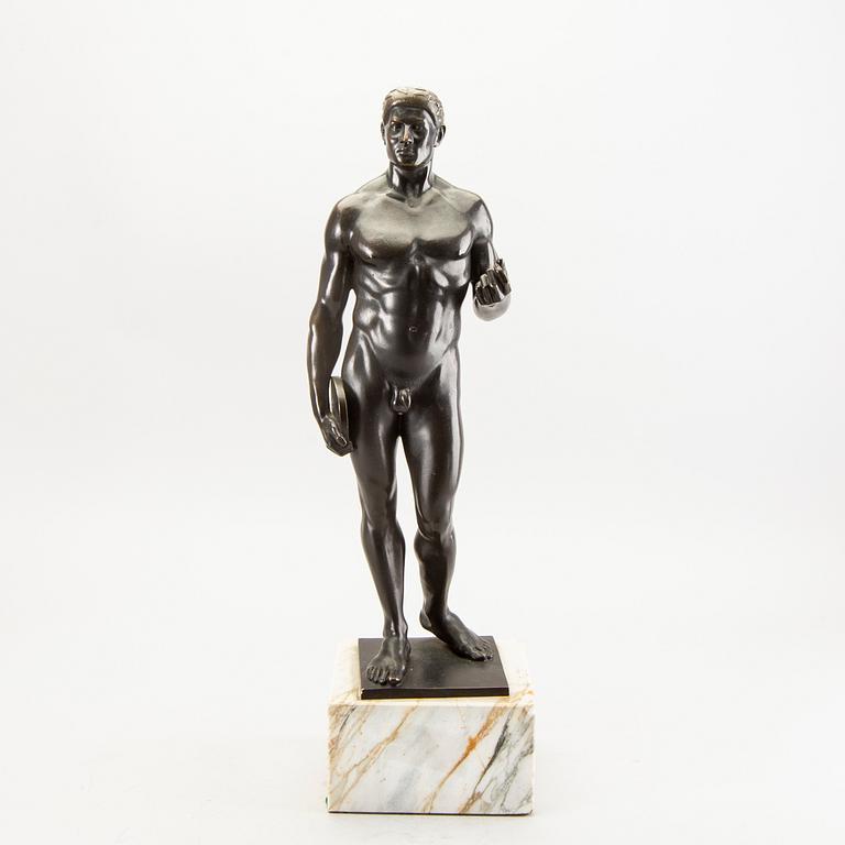 Karl Möbius, a signed bronze sculpture.