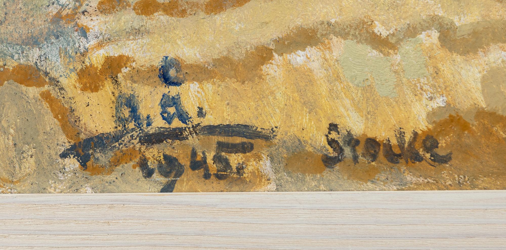 Acke Åslund, Hästar vid Landösjön, Jämtland.