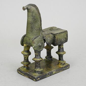 BERTIL VALLIEN, skulptur, lergods, signerad.