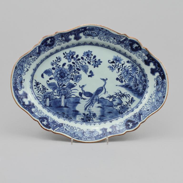 STEKFAT, porslin, Kina, 1700-tal.