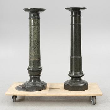 Two Pedestals, around the year 1900.