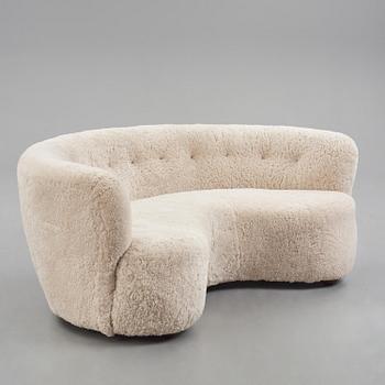 Scandinavian Modern, a mid-20th century sofa.