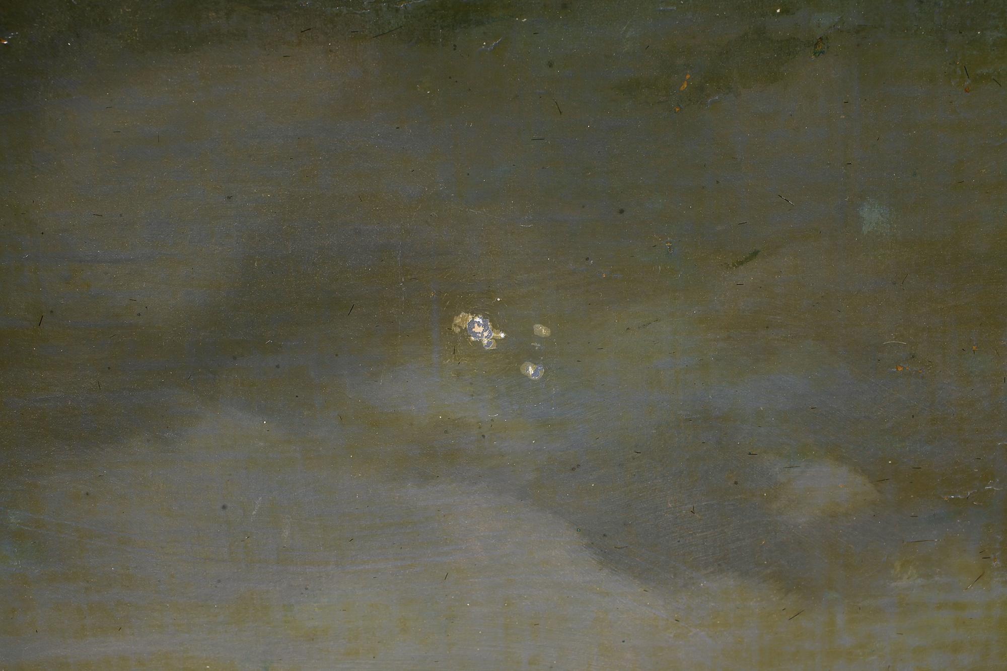 OKÄND KONSTNÄR, olja på duk, osignerad, omkring sekelskiftet 1800/1900.