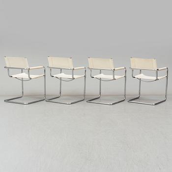 STOLAR, fyra stycken, Linea Veam, Italien, 1970-tal. Signerade.