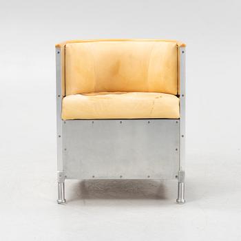 Mats Theselius, an 'Aluminium' armchair, Källemo, post-1990.