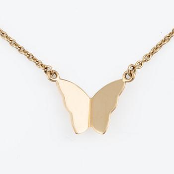 Efva Attling, collier, 18K guld, "Miss Butterfly".