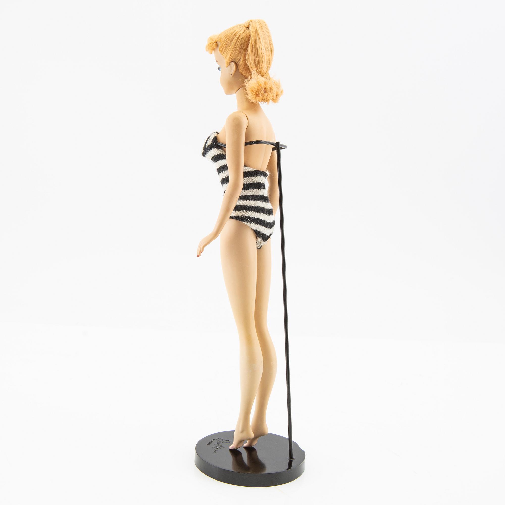 Barbie, docka, vintage "Nr. 3, Ponytail", Mattel 1960.