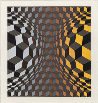 VICTOR VASARELY, färgserigrafier, 6 st, "Louisiana-mappen", signerade Vasarely och numrerade 202/275 med blyerts.