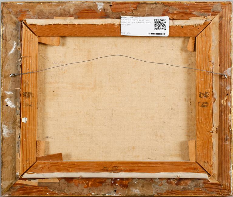 FRANS TIMÉN, olja på duk, signerad och daterad Dovre 1946.