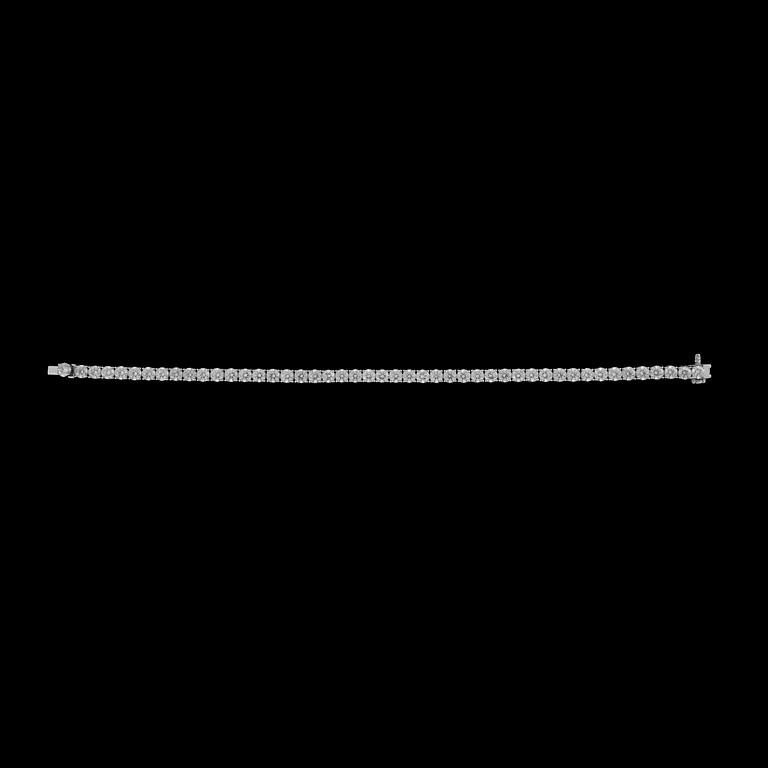 A brilliant-cut diamond bracelet. Total carat weight circa 9.46 ct. Quality circa  H/VS.