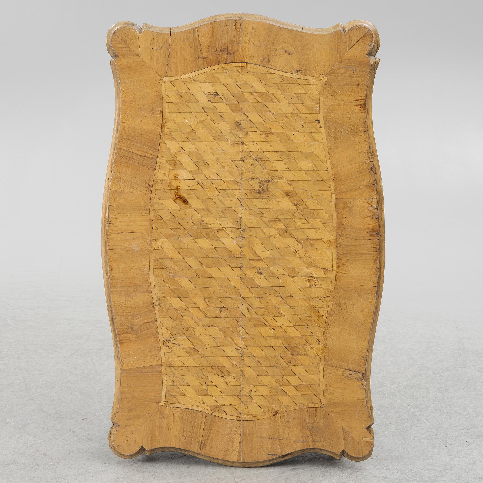 A Rococo table, second half of the 18th Century, Northern Europe.