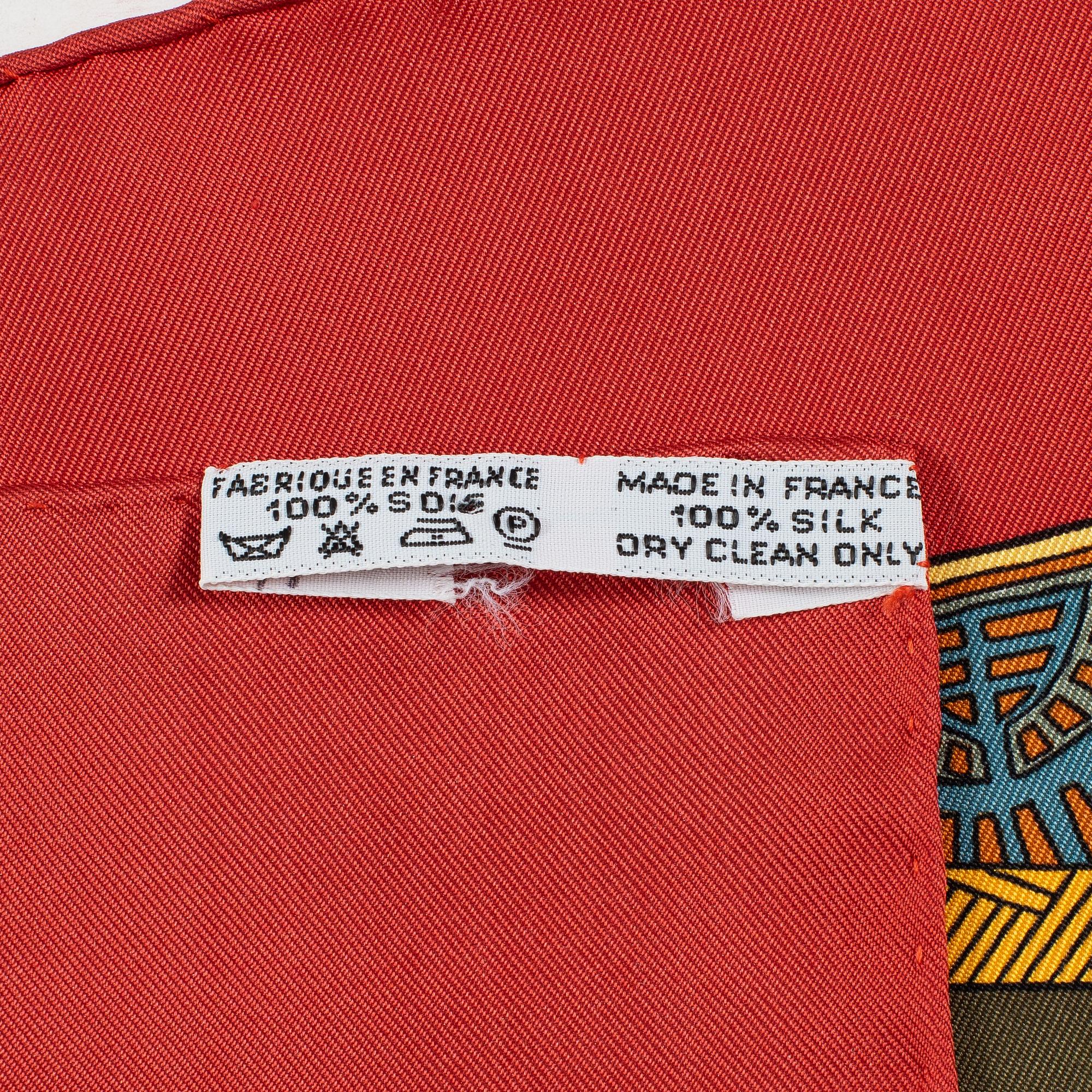 Hermès, scarf, "Art des steppes".