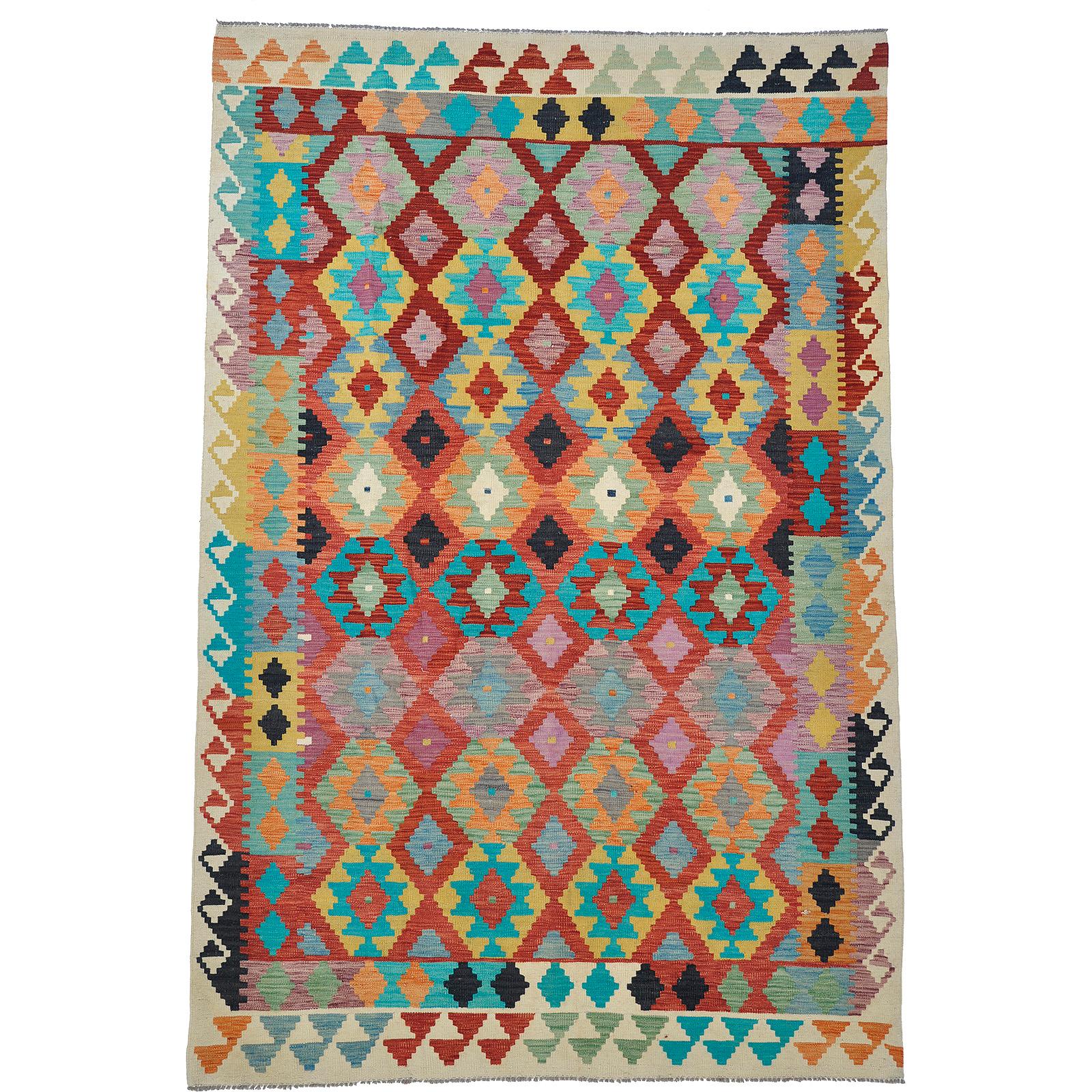 A kilim carpet 300 x 198 cm.