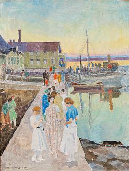 323. Carl Wilhelmson, "På stora bryggan" (On the Grand Jetty).