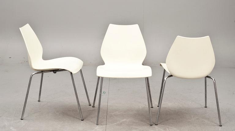 STOLAR, 6 st, "Maui", Vico Magistretti för Kartell.